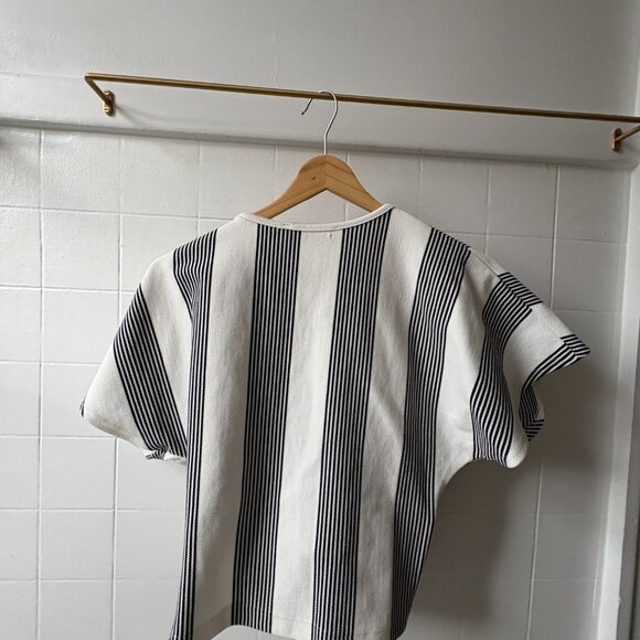 Anthropologie Bishop + Young Twist Front Blouse - Picture 2 of 3